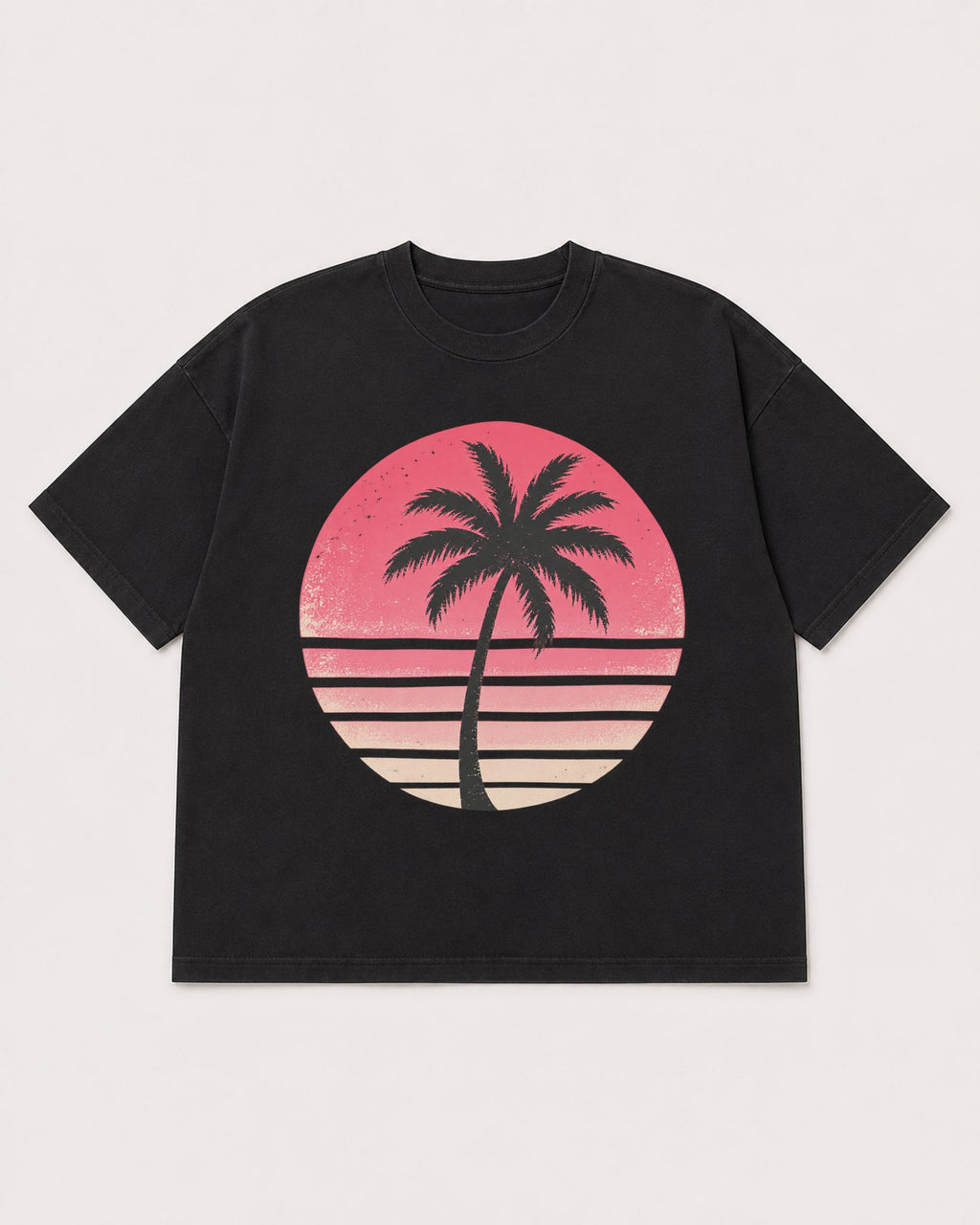 Mockup Boxy Heavyweight Tee Black product