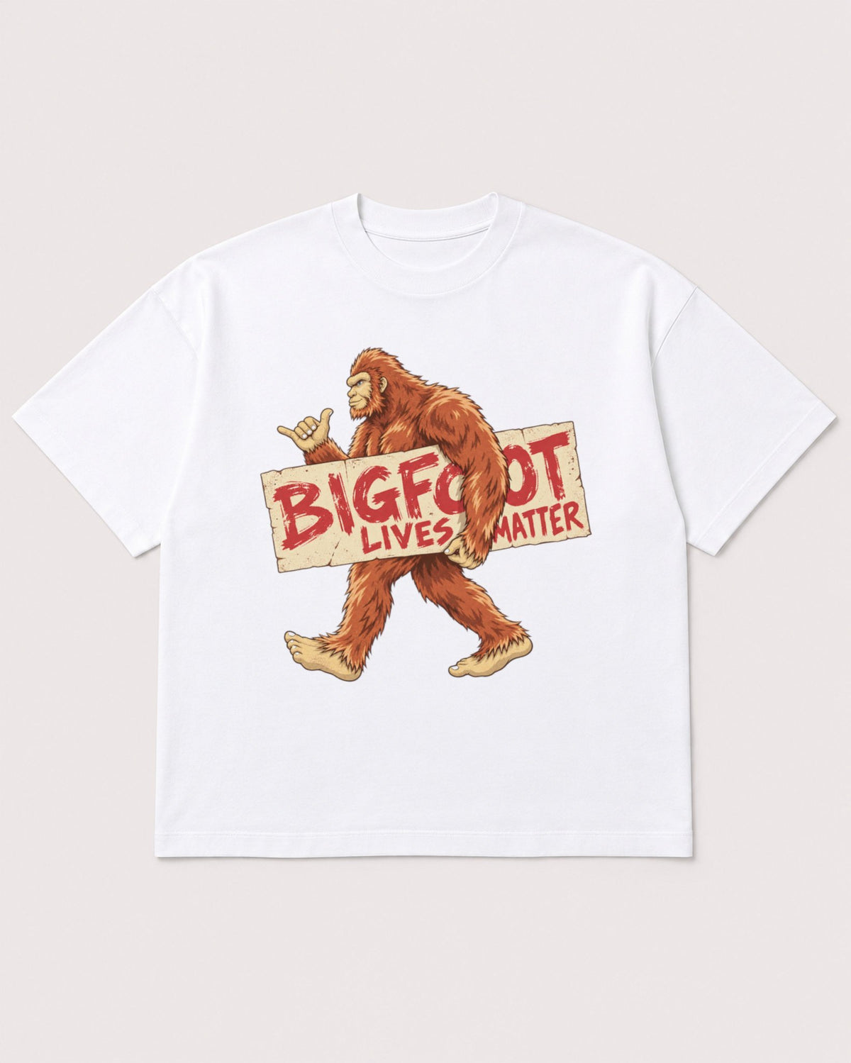 Mockup Boxy Heavyweight Tee White product