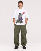 Mockup Boxy Heavyweight Tee White male full-body 29