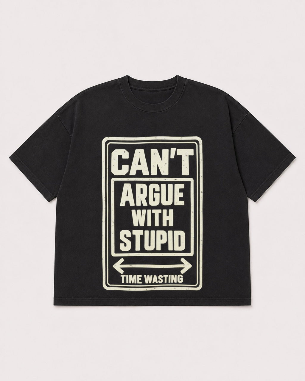 Mockup Boxy Heavyweight Tee Black product