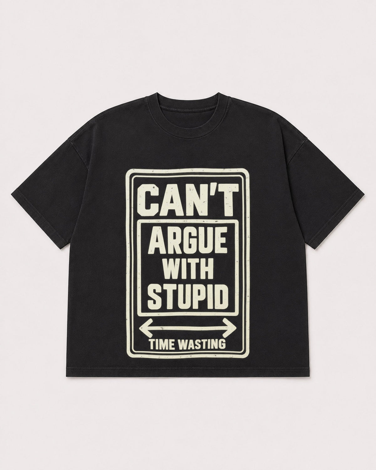 Mockup Boxy Heavyweight Tee Black product