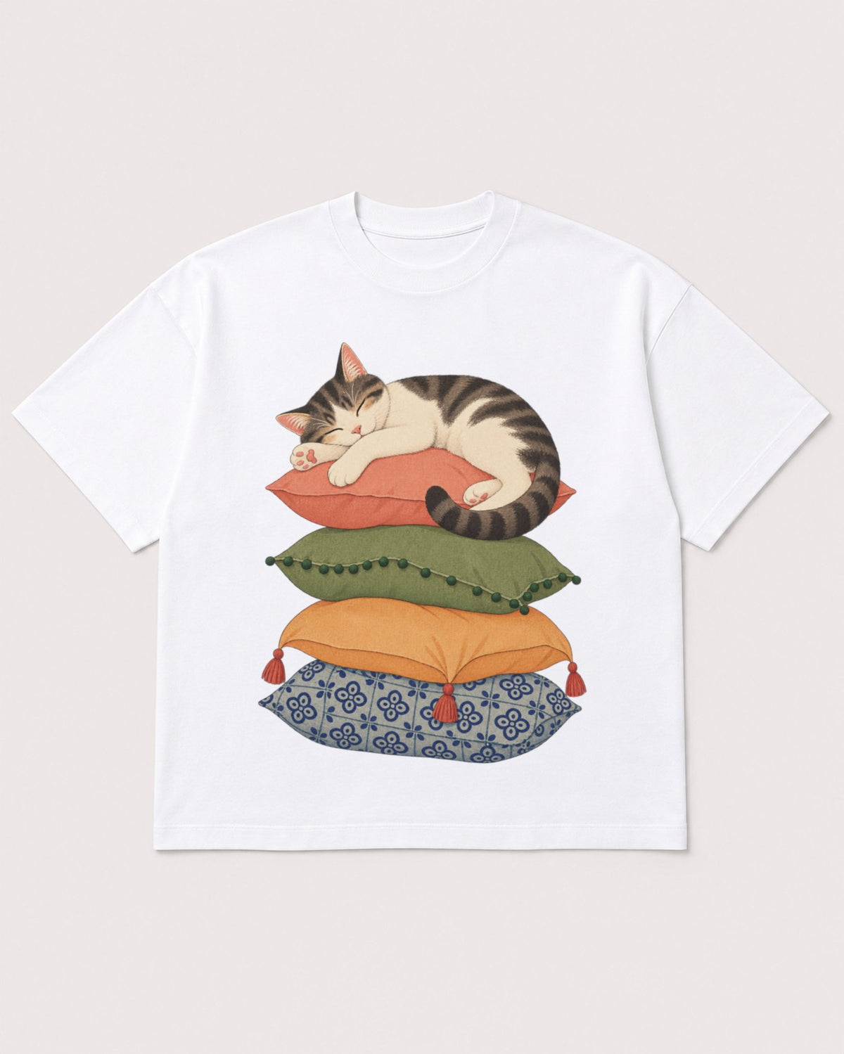 Mockup Boxy Heavyweight Tee White product