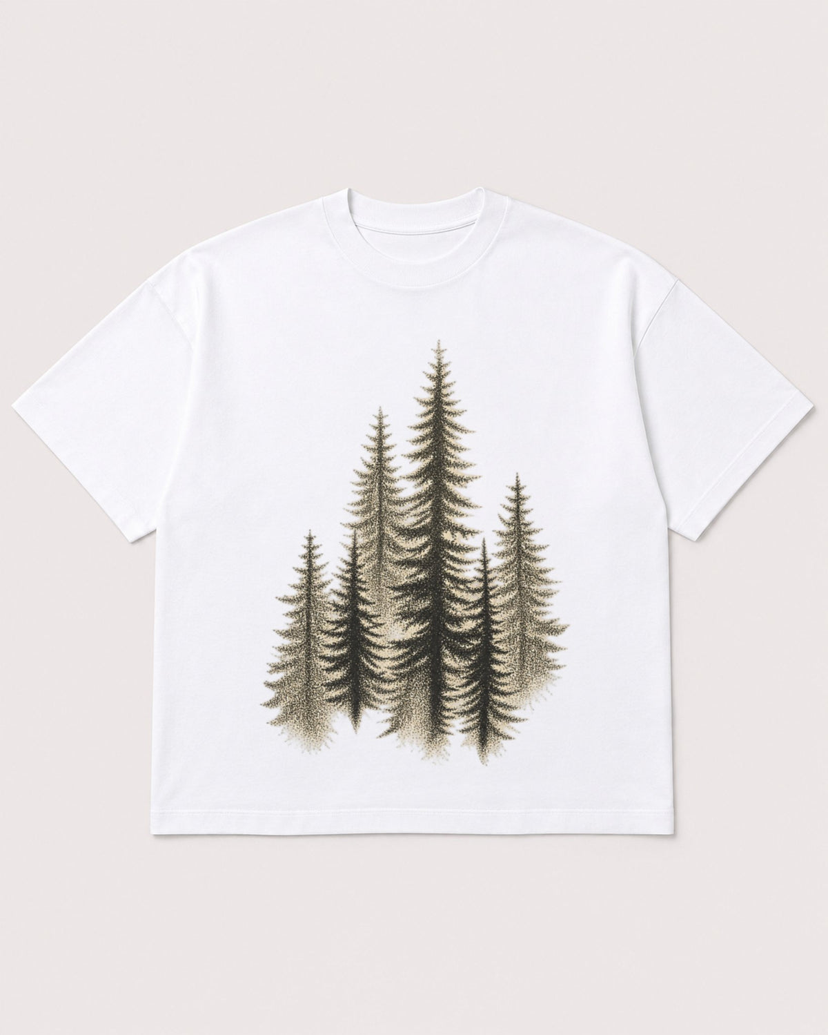 Mockup Boxy Heavyweight Tee White product