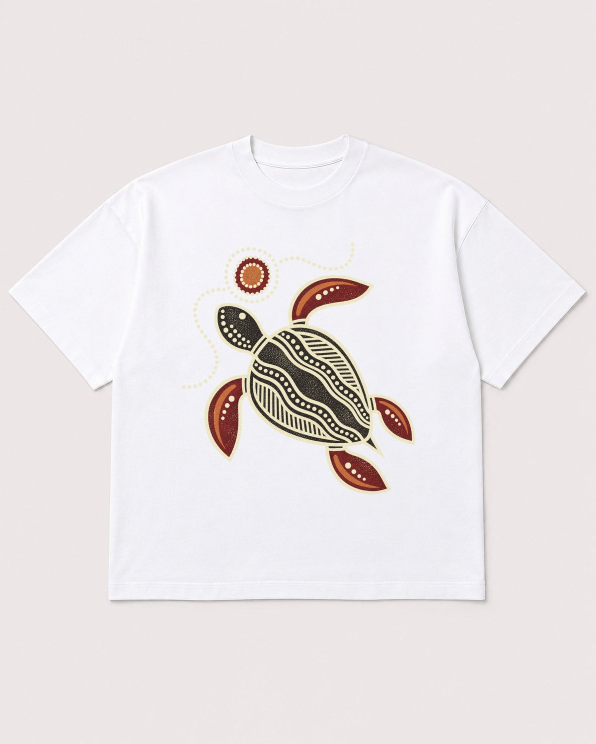 Mockup Boxy Heavyweight Tee White product