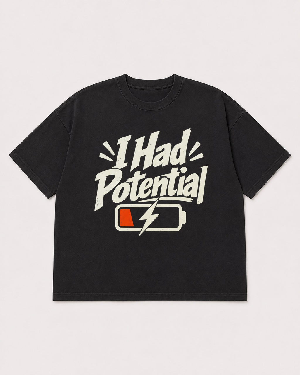 Mockup Boxy Heavyweight Tee Black product