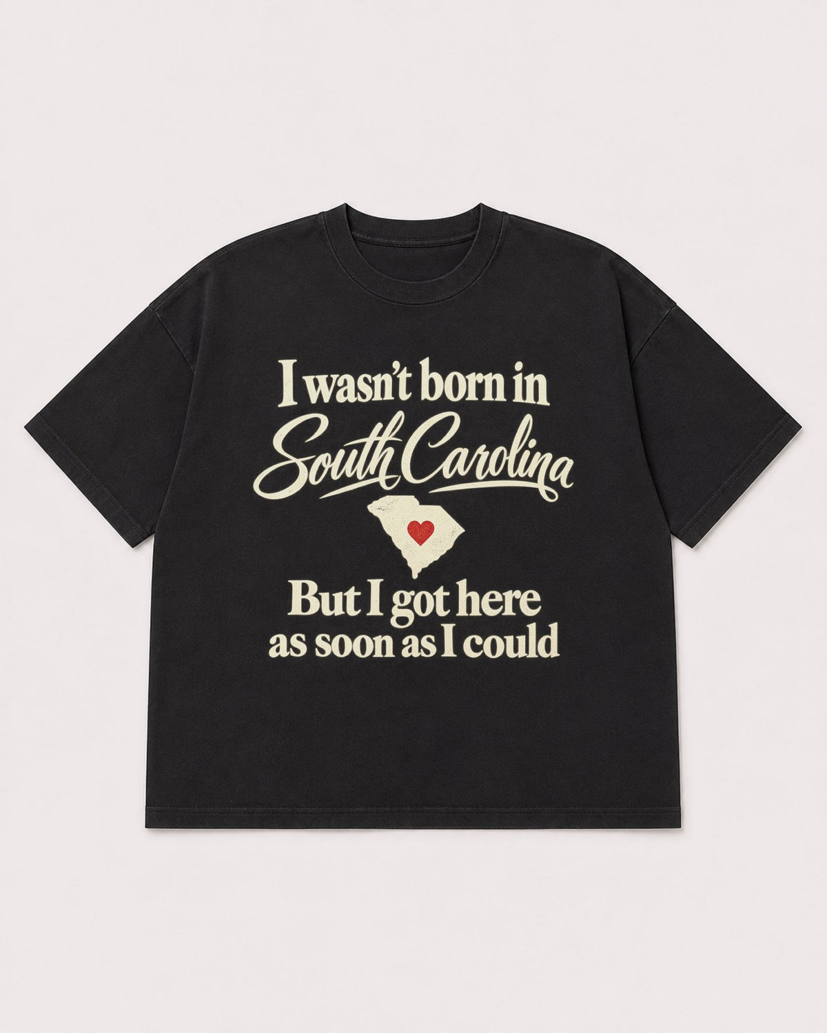 Mockup Boxy Heavyweight Tee Black product