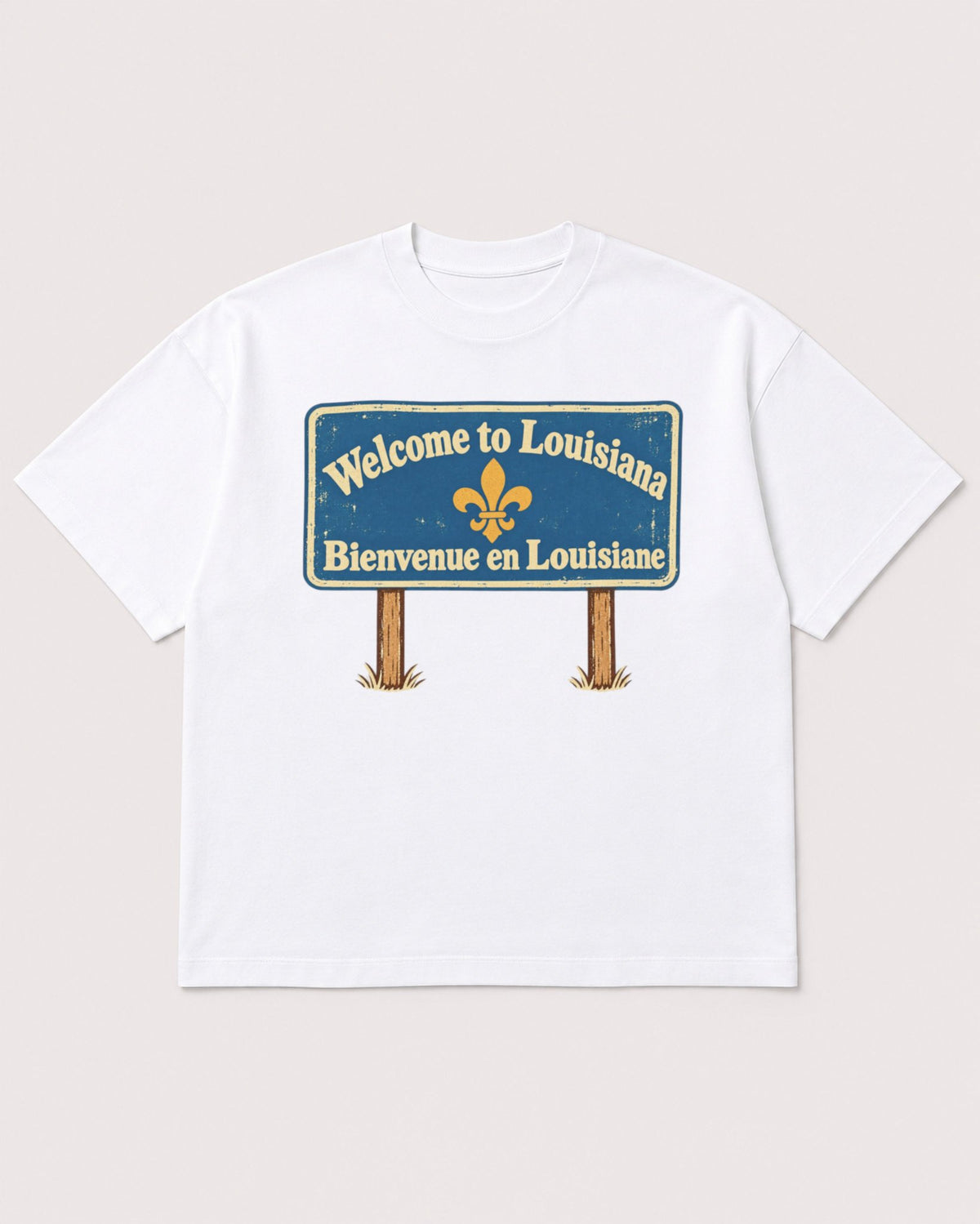 Mockup Boxy Heavyweight Tee White product