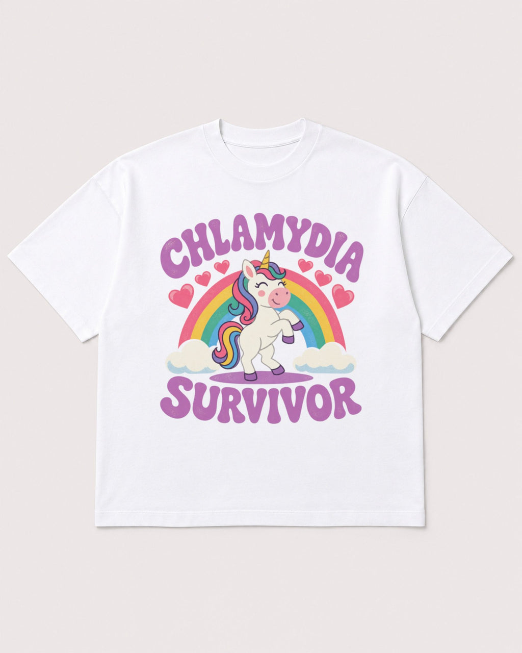 Mockup Boxy Heavyweight Tee White product