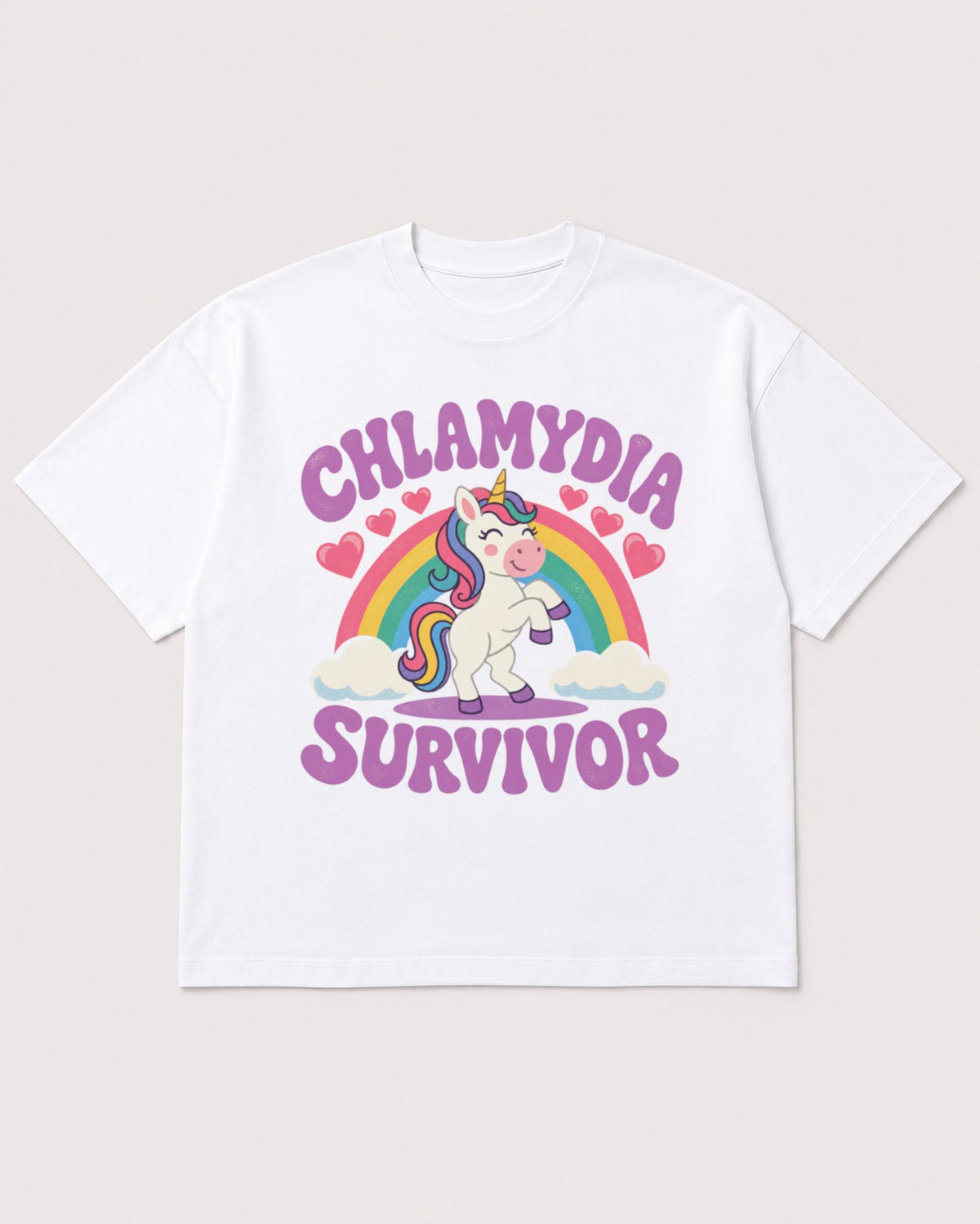Mockup Boxy Heavyweight Tee White product