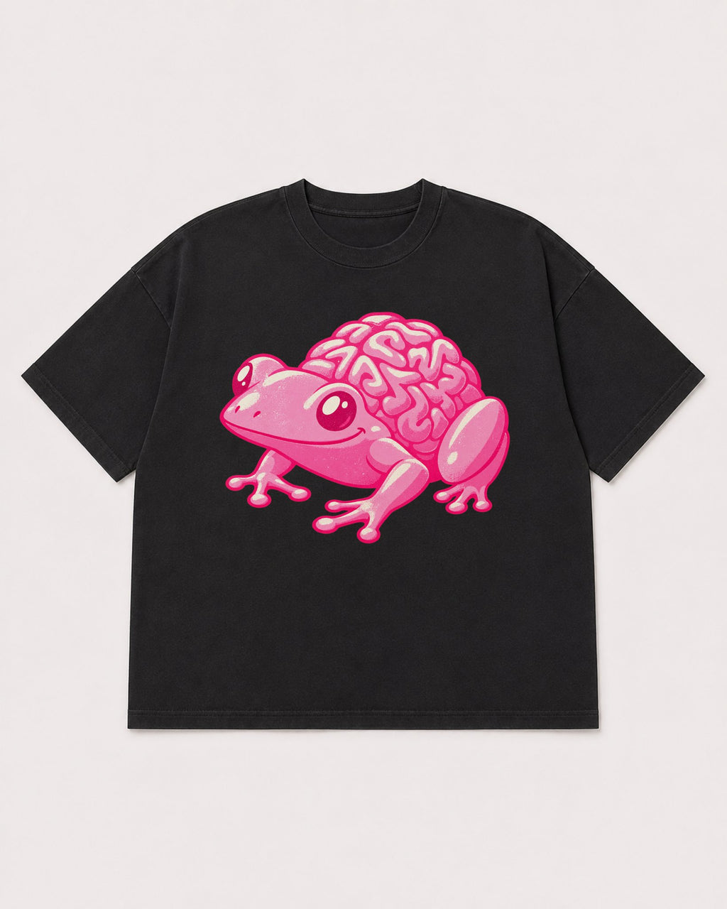 Mockup Boxy Heavyweight Tee Black product