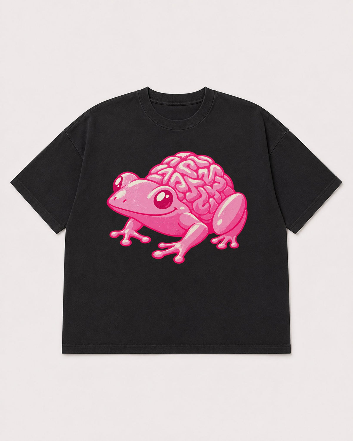 Mockup Boxy Heavyweight Tee Black product