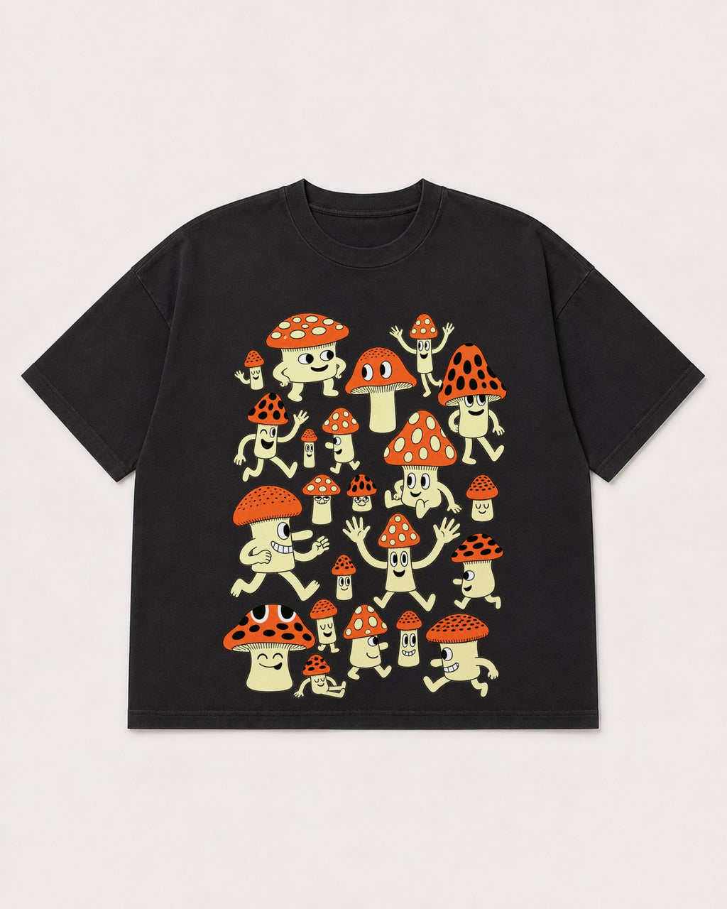 Mockup Boxy Heavyweight Tee Black product