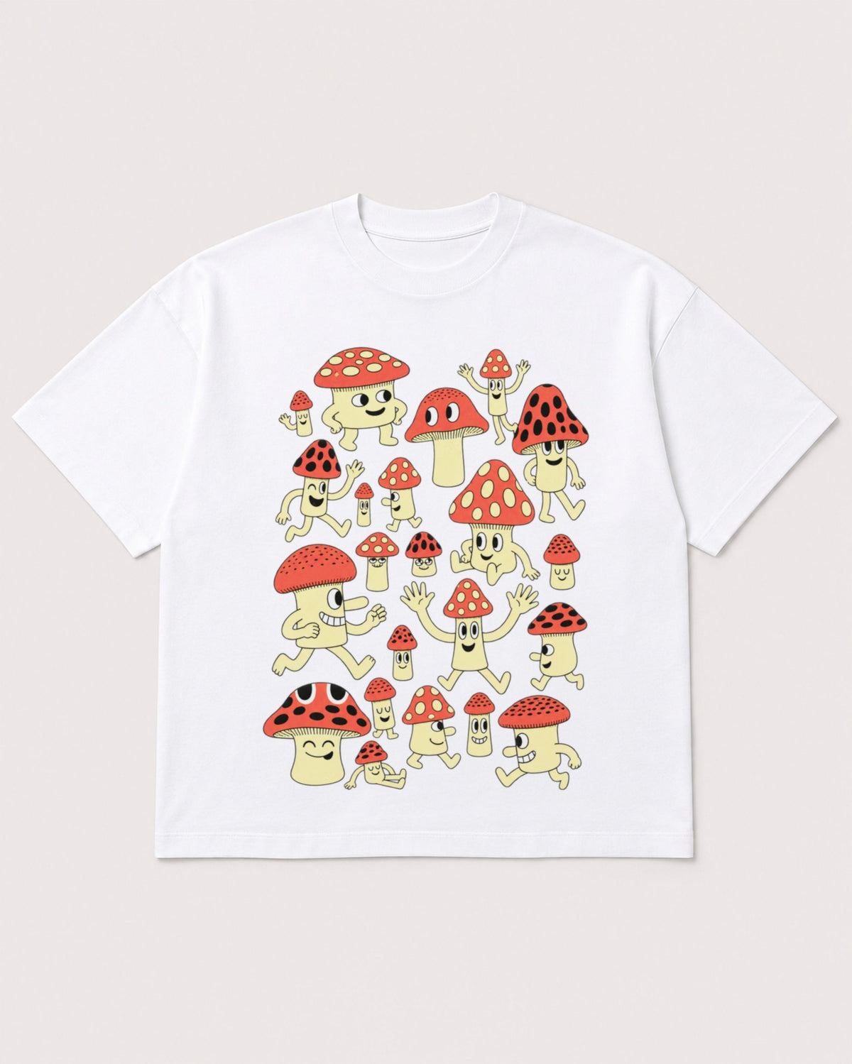 Mockup Boxy Heavyweight Tee White product