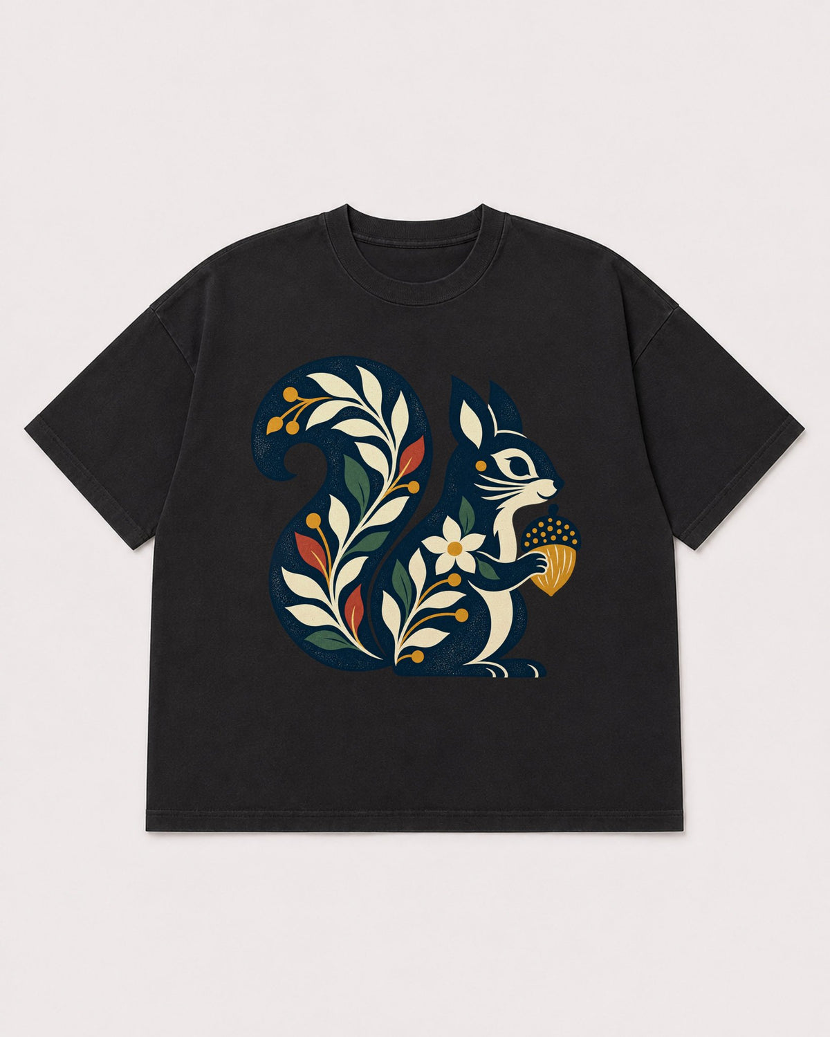 Mockup Boxy Heavyweight Tee Black product