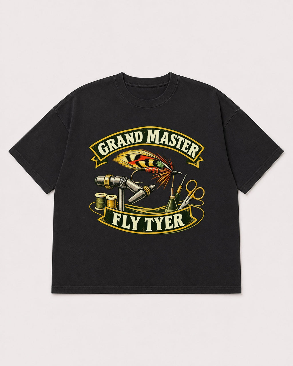 Mockup Boxy Heavyweight Tee Black product