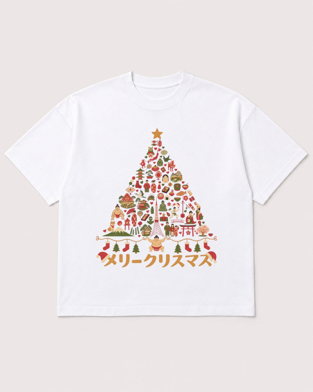 Mockup Boxy Heavyweight Tee White product