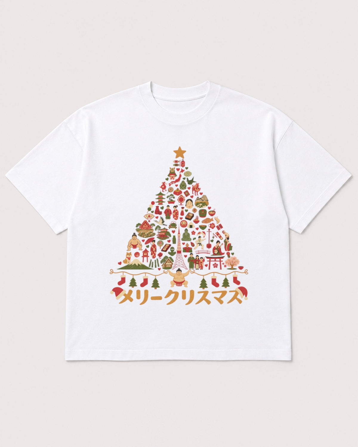 Mockup Boxy Heavyweight Tee White product
