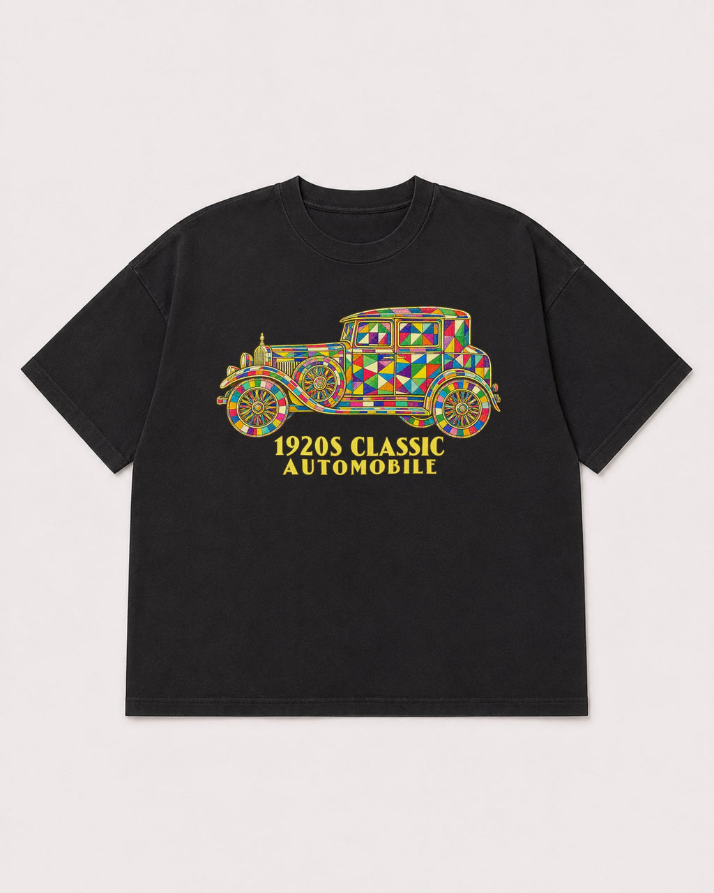 Mockup Boxy Heavyweight Tee Black product