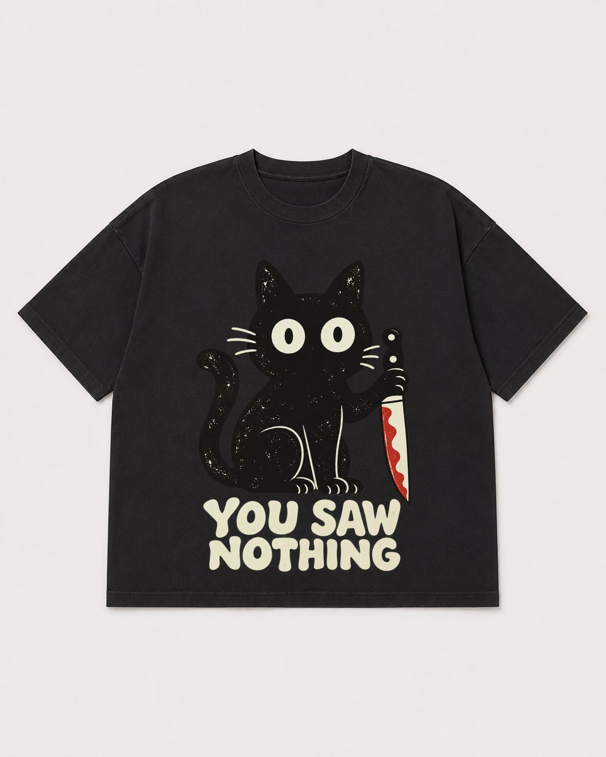 Mockup Boxy Heavyweight Tee Black product