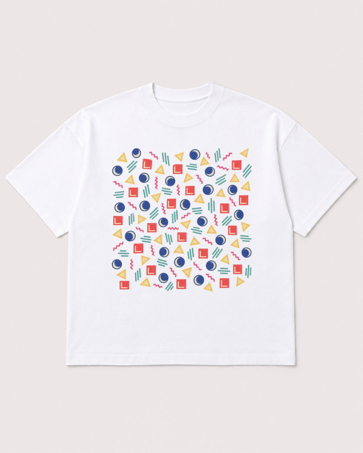 Mockup Boxy Heavyweight Tee White product