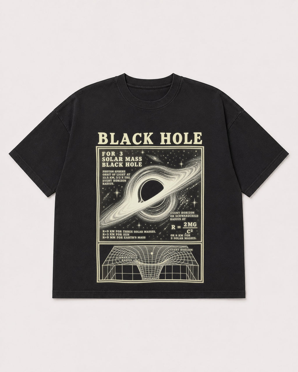 Mockup Boxy Heavyweight Tee Black product