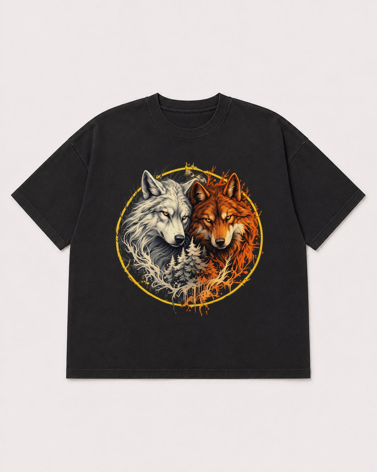 Mockup Boxy Heavyweight Tee Black product
