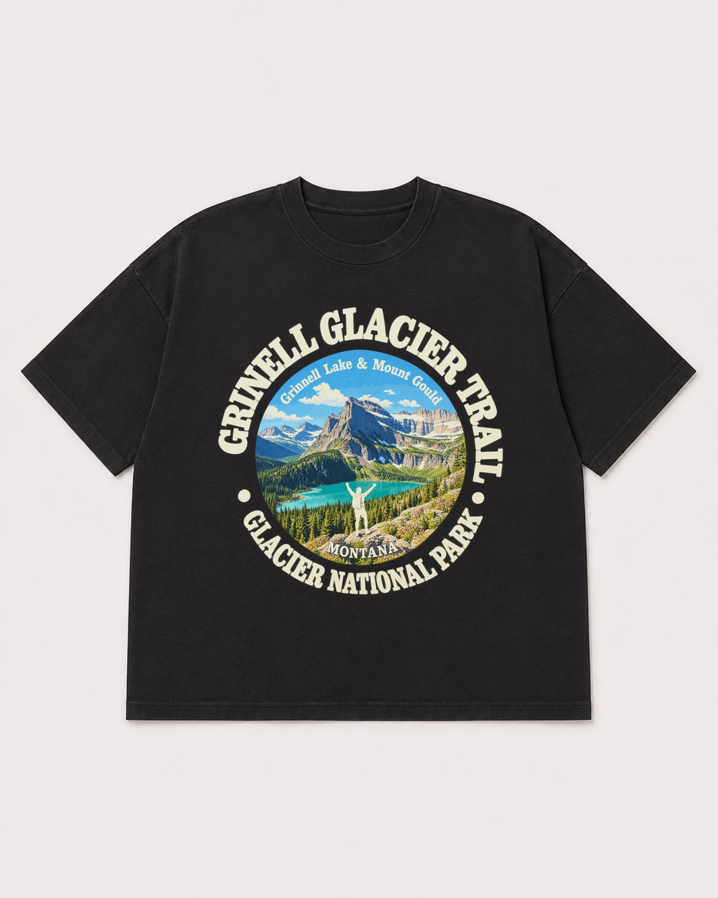 Mockup Boxy Heavyweight Tee Black product