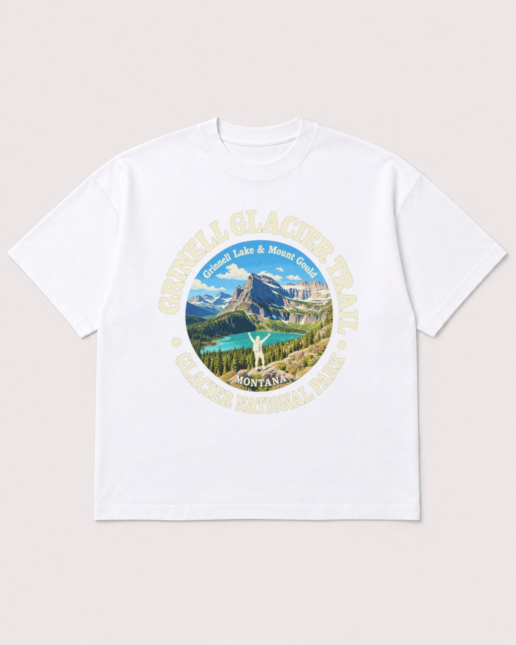 Mockup Boxy Heavyweight Tee White product