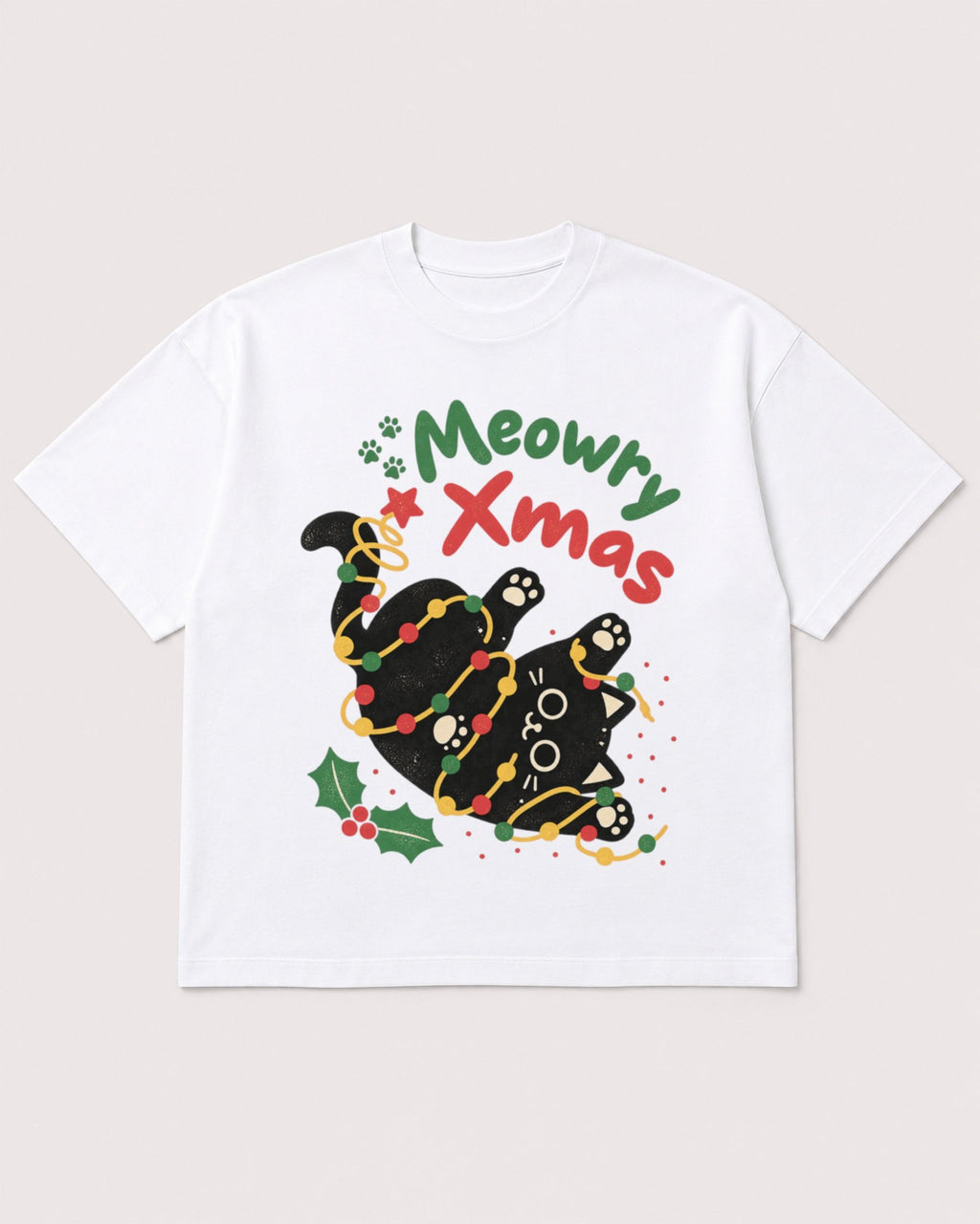 Mockup Boxy Heavyweight Tee White product