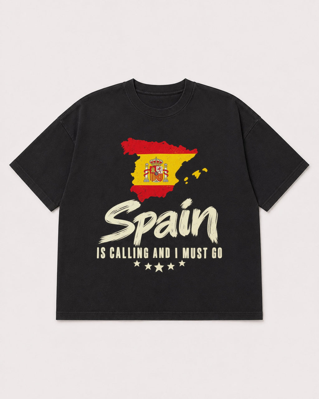 Mockup Boxy Heavyweight Tee Black product