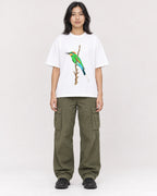 Mockup Boxy Heavyweight Tee White female full-body 22