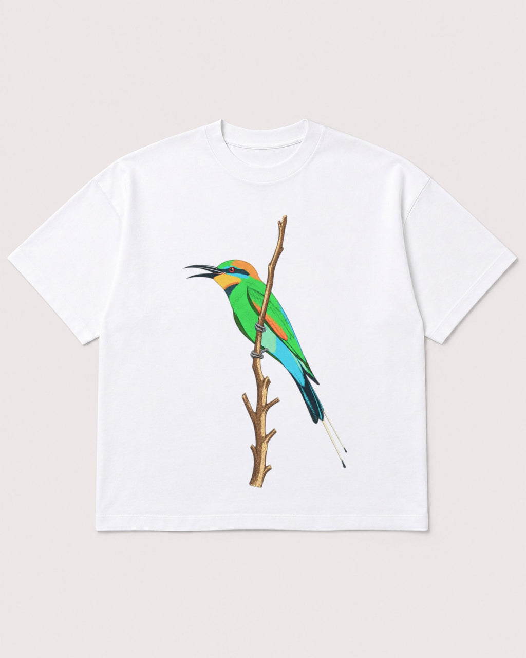 Mockup Boxy Heavyweight Tee White product