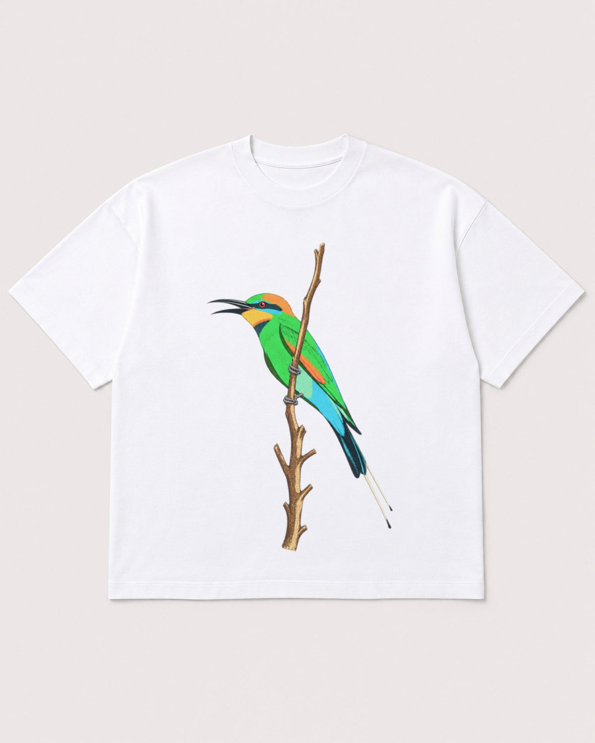 Mockup Boxy Heavyweight Tee White product