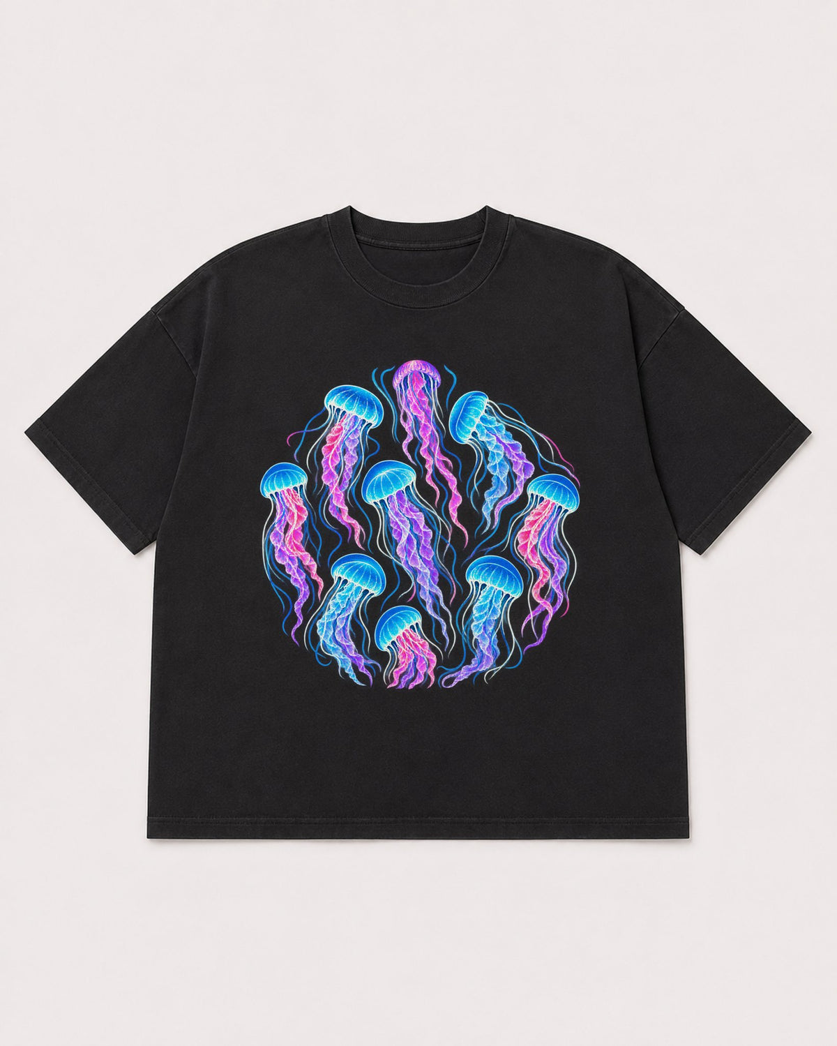 Mockup Boxy Heavyweight Tee Black product