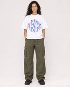 Mockup Boxy Heavyweight Tee White female full-body 07
