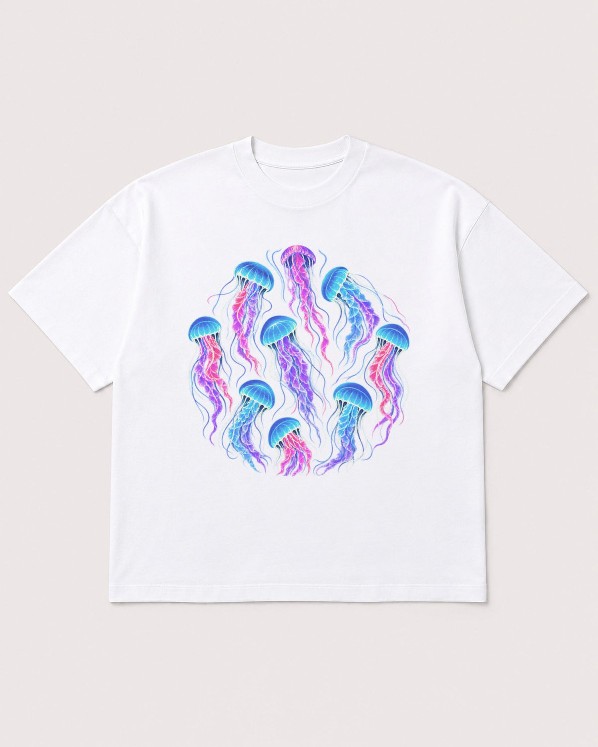 Mockup Boxy Heavyweight Tee White product