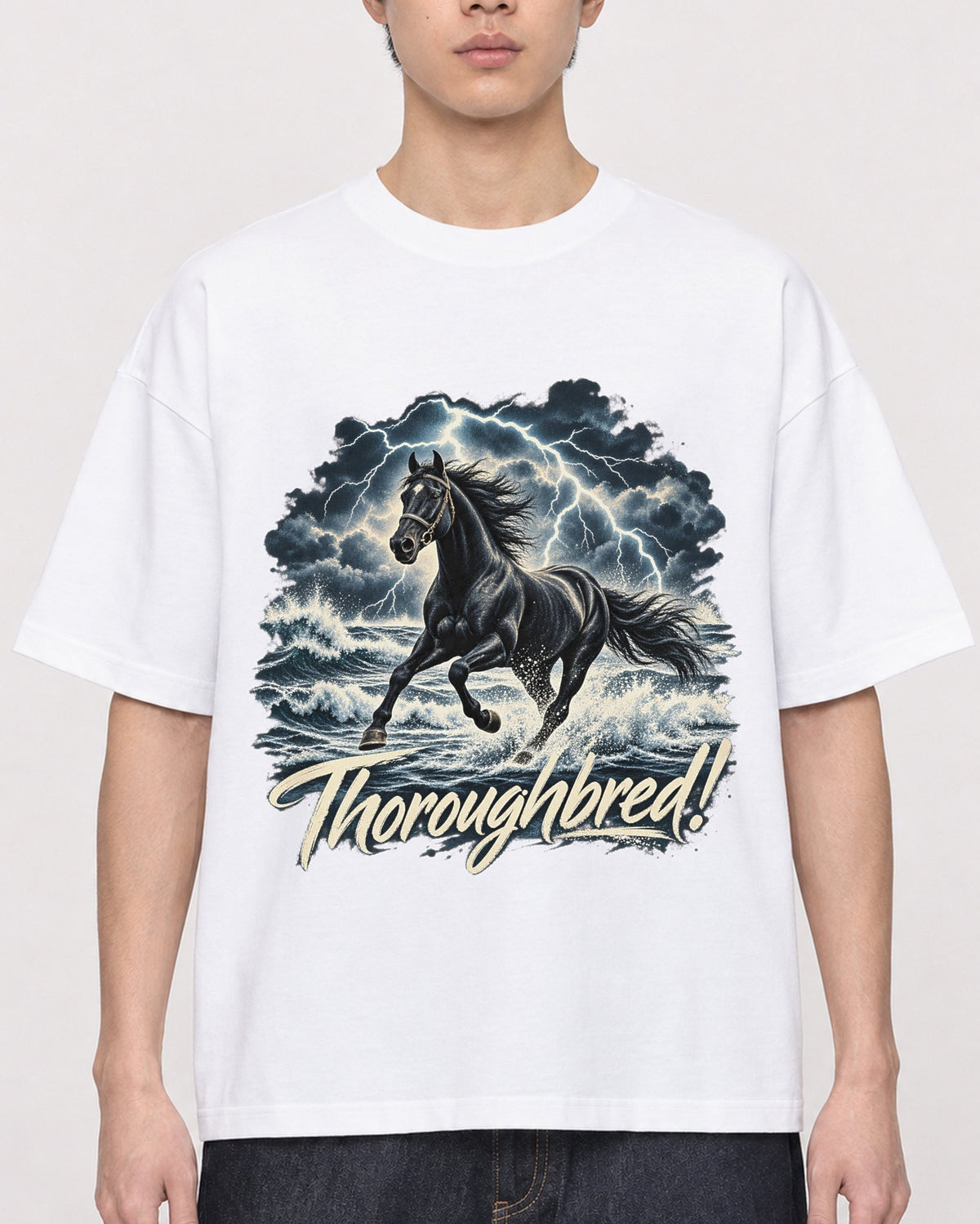 Mockup Boxy Heavyweight Tee White male close-up 01