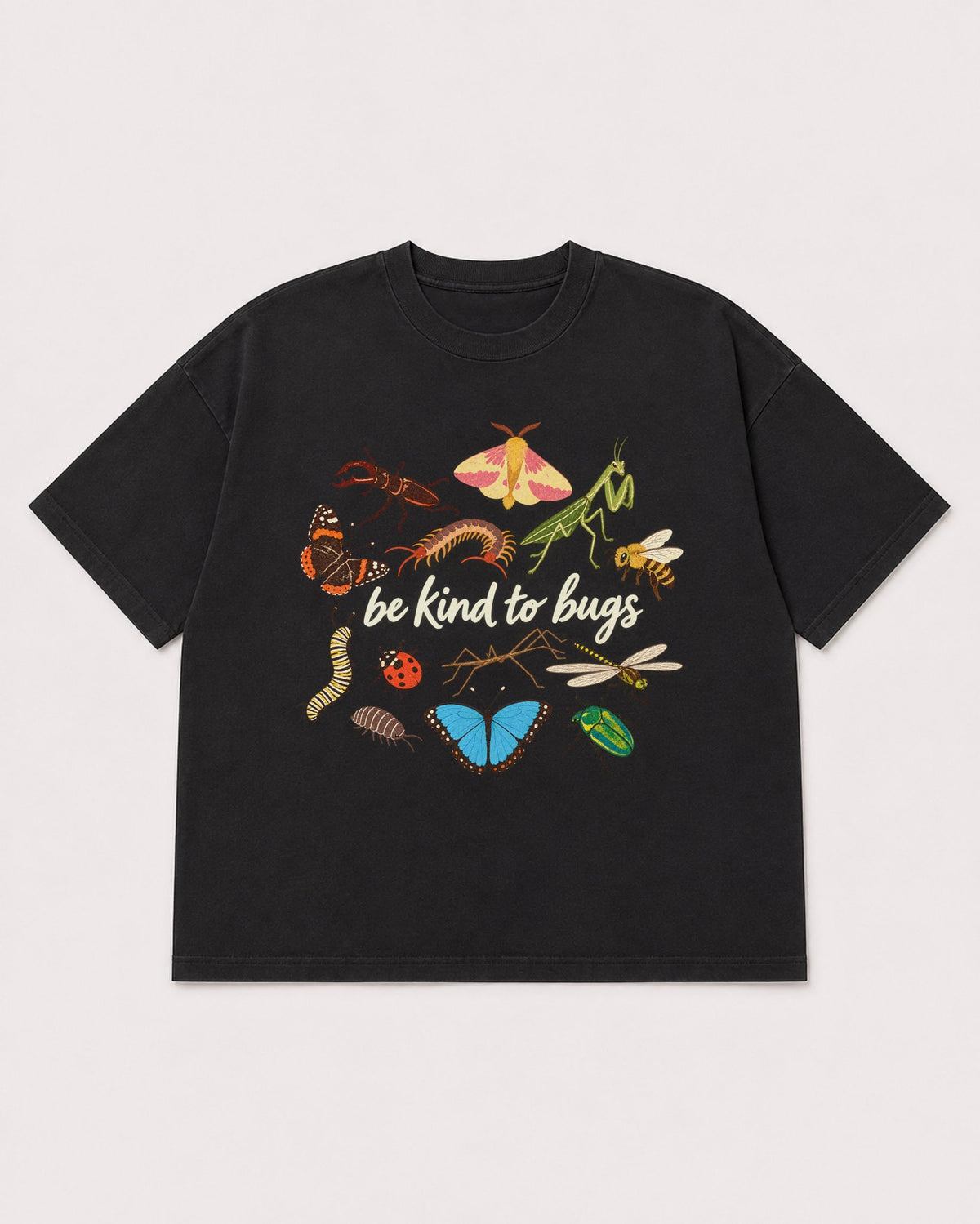 Mockup Boxy Heavyweight Tee Black product