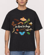 Mockup Boxy Heavyweight Tee Black male close-up 06