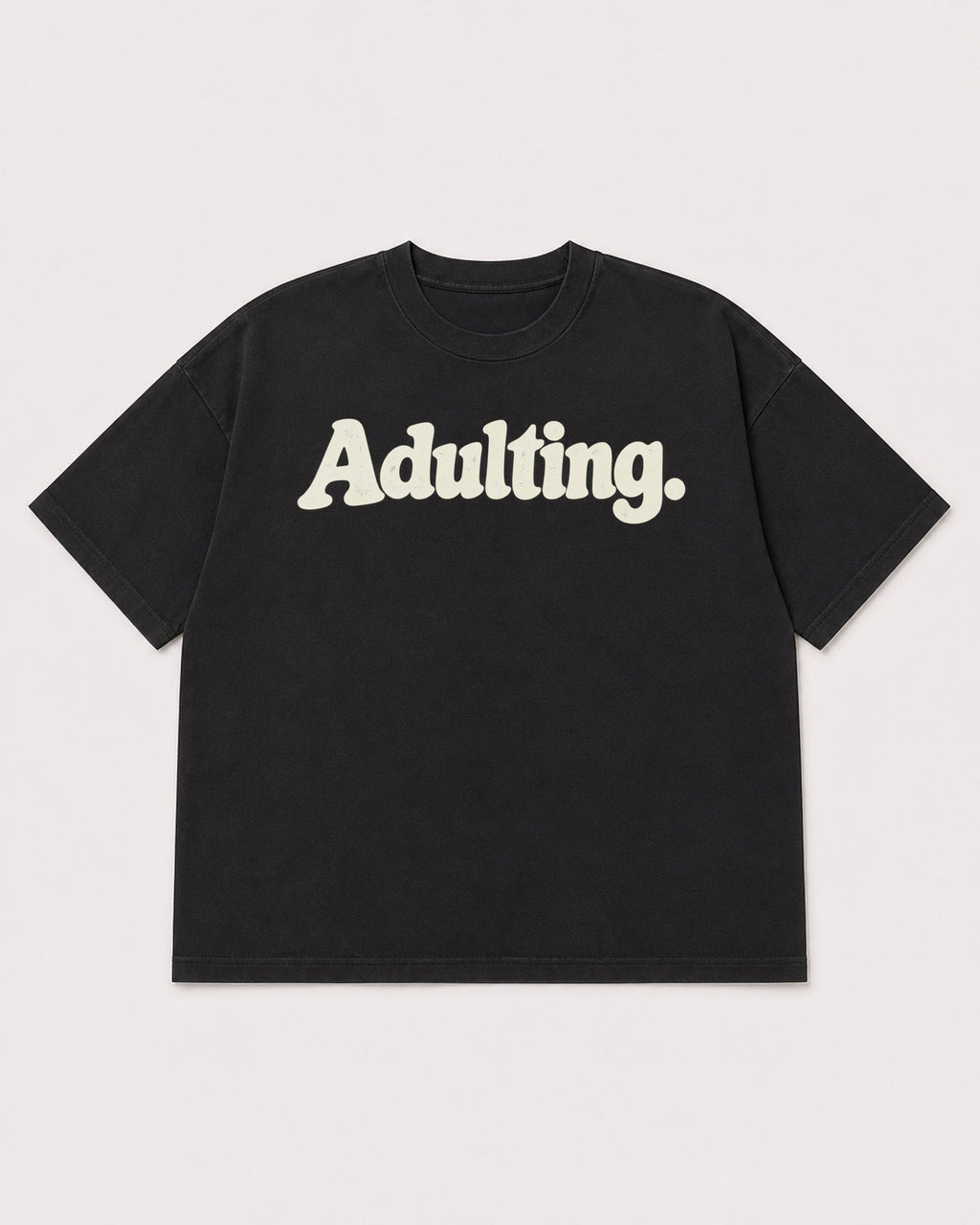 Mockup Boxy Heavyweight Tee Black product