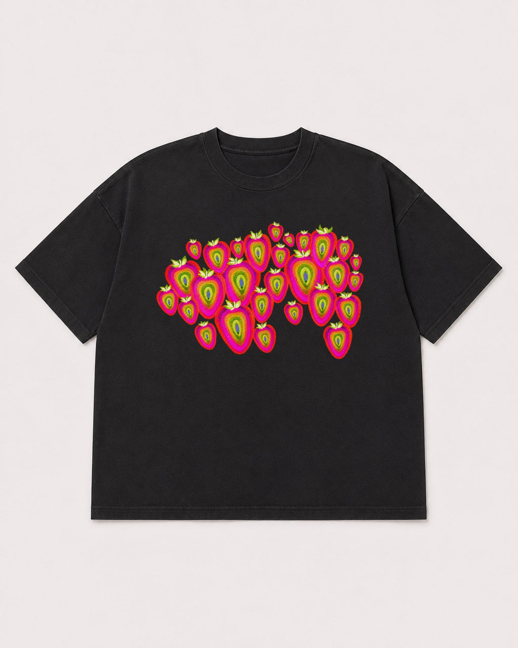 Mockup Boxy Heavyweight Tee Black product
