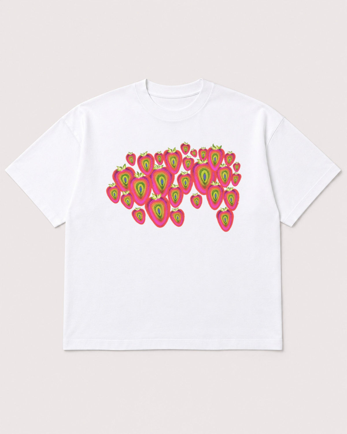 Mockup Boxy Heavyweight Tee White product