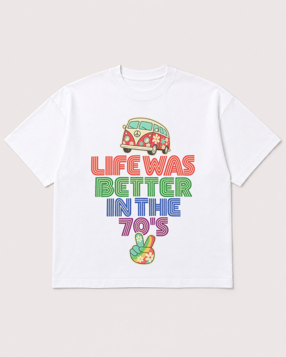 Mockup Boxy Heavyweight Tee White product