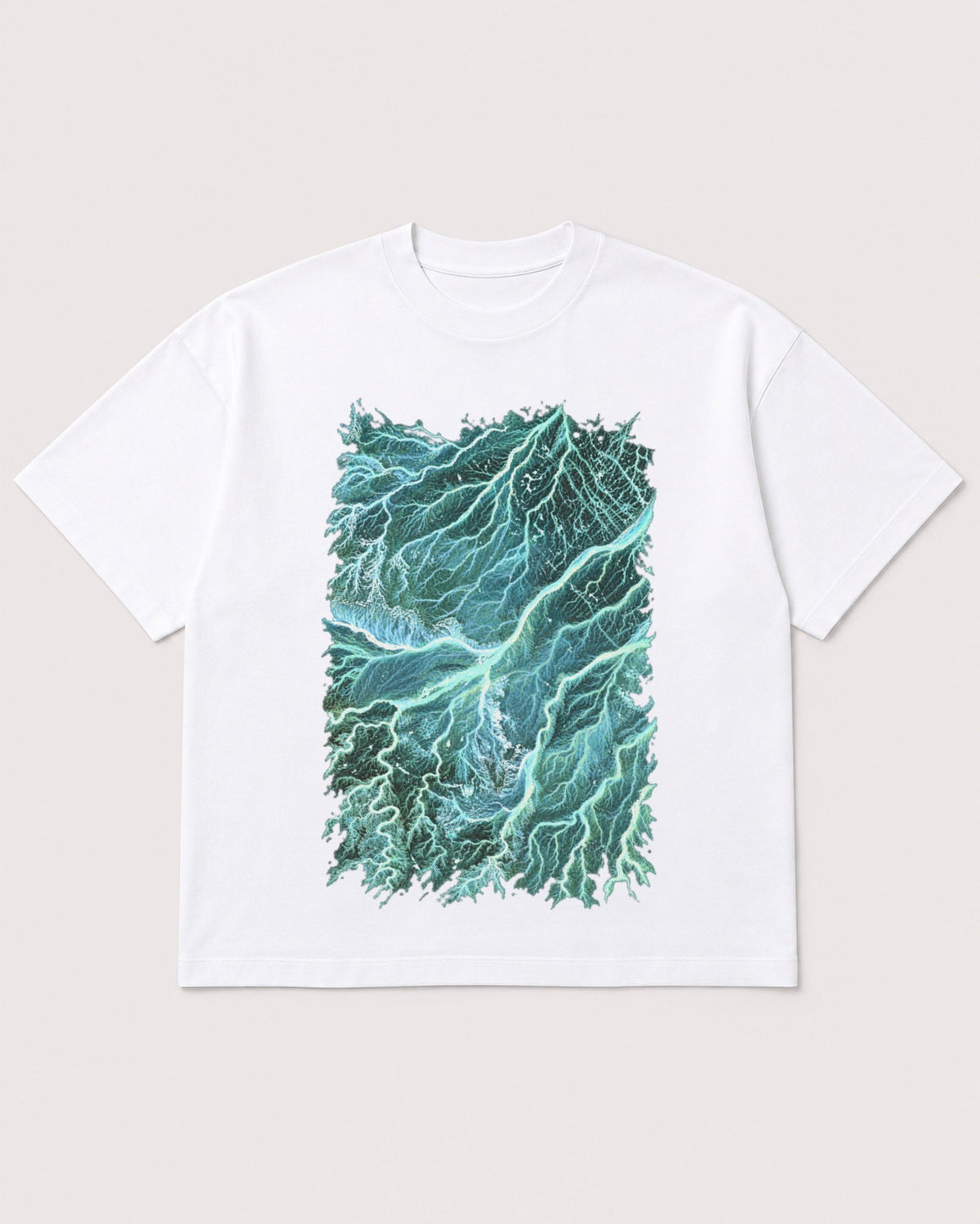 Mockup Boxy Heavyweight Tee White product