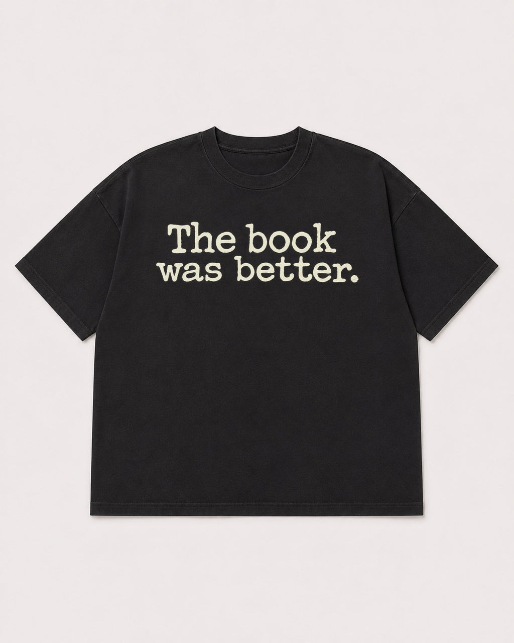 Mockup Boxy Heavyweight Tee Black product