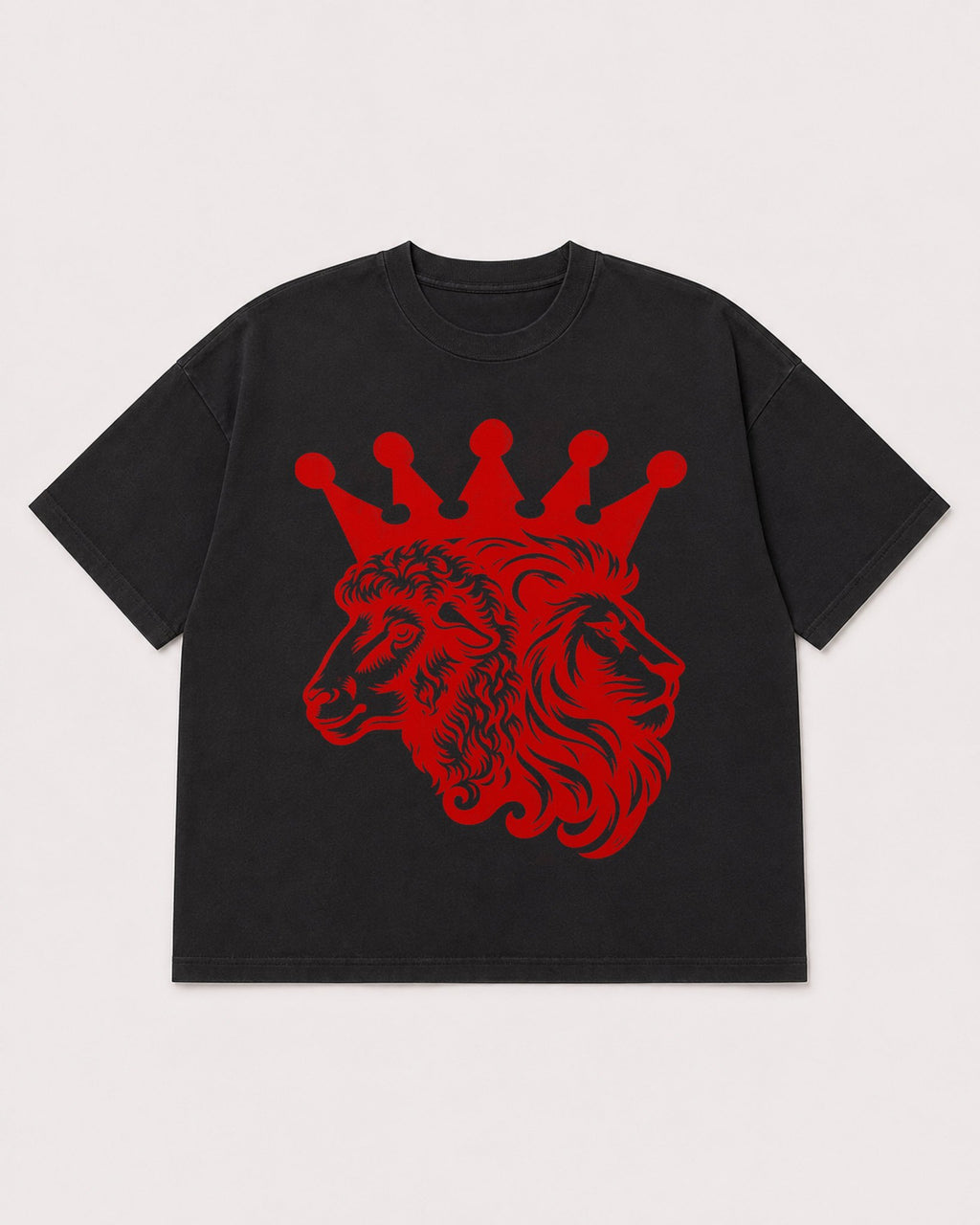 Mockup Boxy Heavyweight Tee Black product
