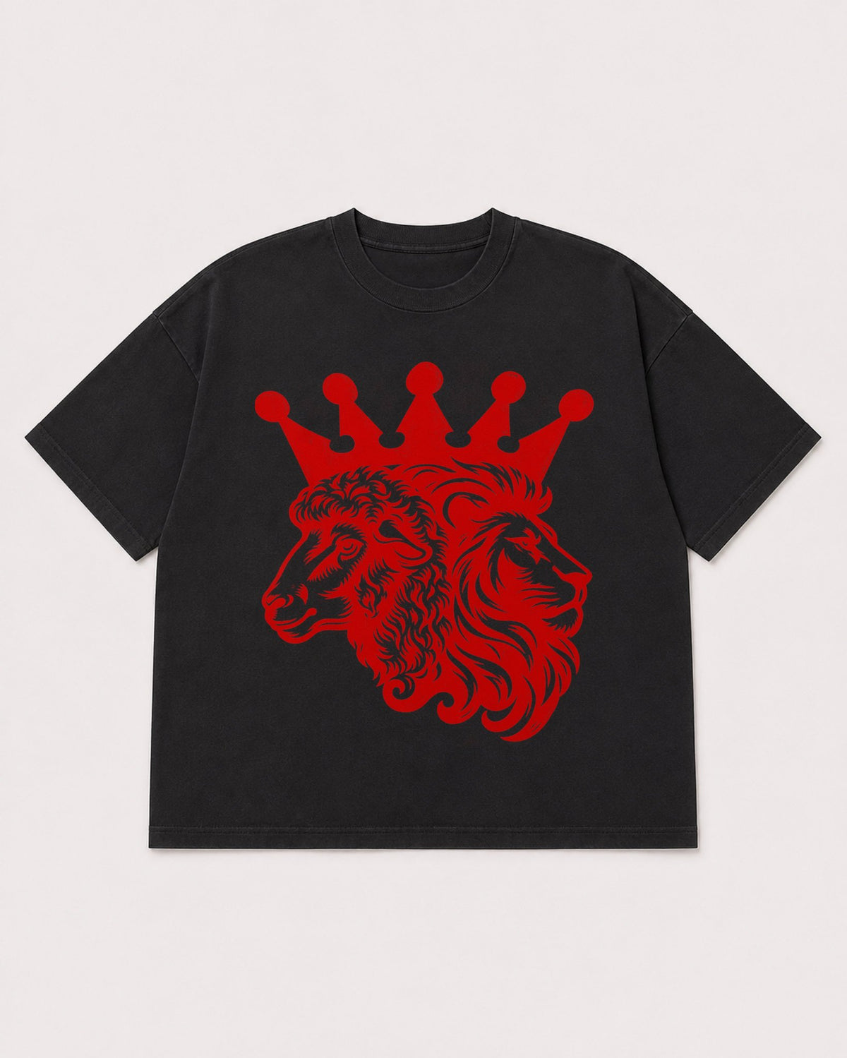Mockup Boxy Heavyweight Tee Black product