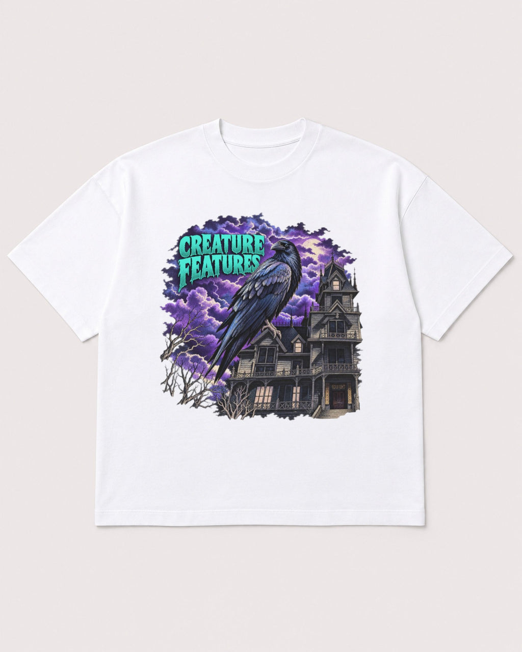 Mockup Boxy Heavyweight Tee White product