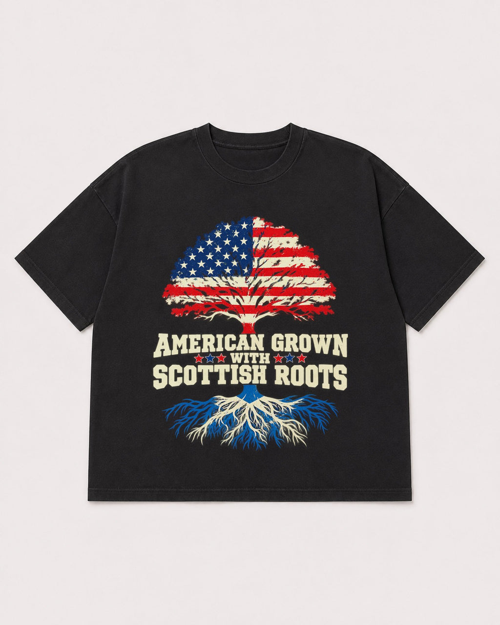Mockup Boxy Heavyweight Tee Black product