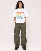 Mockup Boxy Heavyweight Tee White female full-body 07